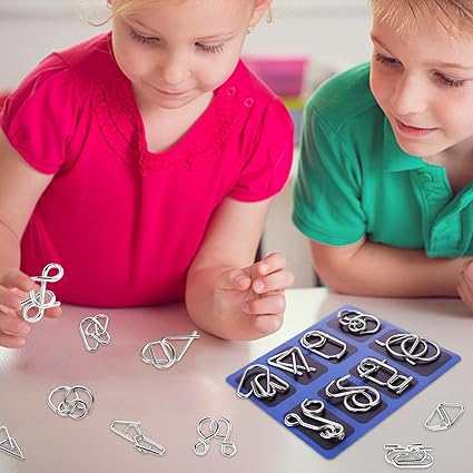 Woyuosn Metal Brain Teaser Puzzles Physics Mind