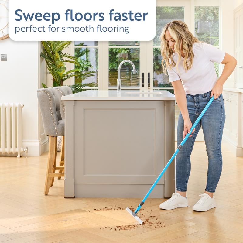 🔥🔥Minky Flexi Edge Sweeper: Multi-Surface Cleaning for Floors, Carpets & Windows
