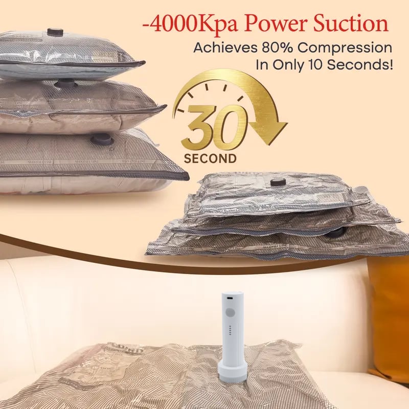 ⏳Limited-time 50% off⏰✨X7 Cordless Travel Vacuum Bag