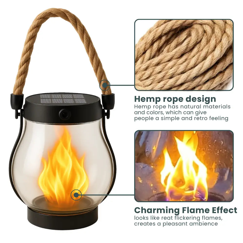 🔥 Last Day Sale Price | Glow in the Dark Solar Lantern